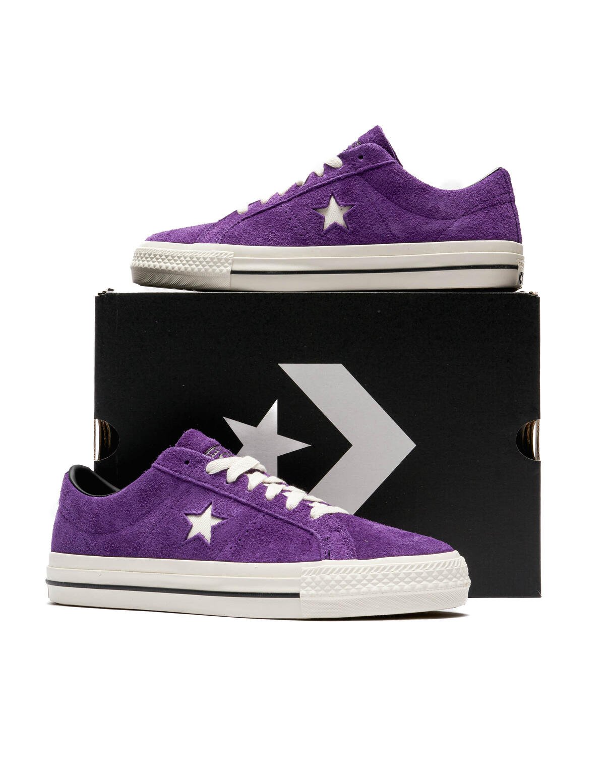 Converse one star hot sale suede purple